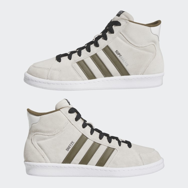 Espirrar Tênis Superskate Adidas Branco