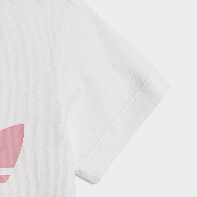 Bermuda Trefoil Conjunto De Camiseta Adidas Branco