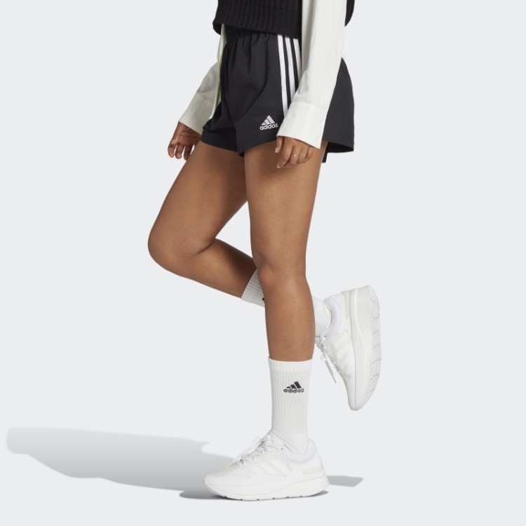 Adidas Essentials Short Com As Três Listras Branco