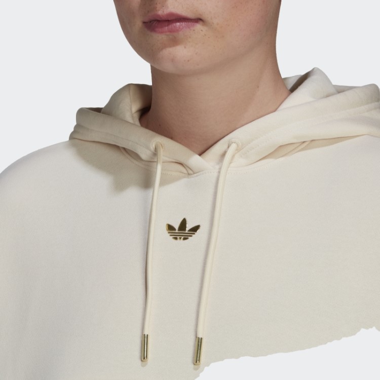 Moletom Branco Adidas Ski Chic Quente