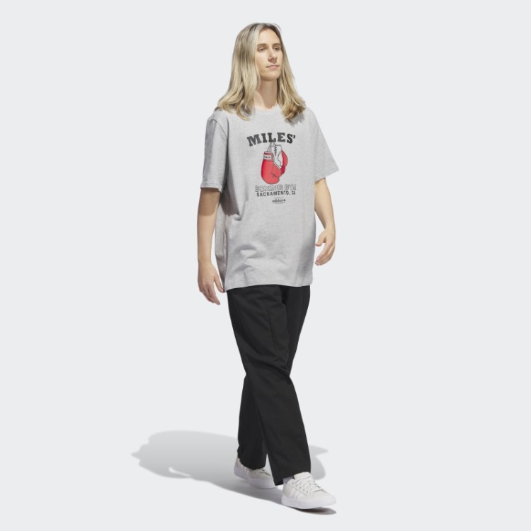 Camiseta De Manga Curta Fashion Escarlate Adidas Miles' Business