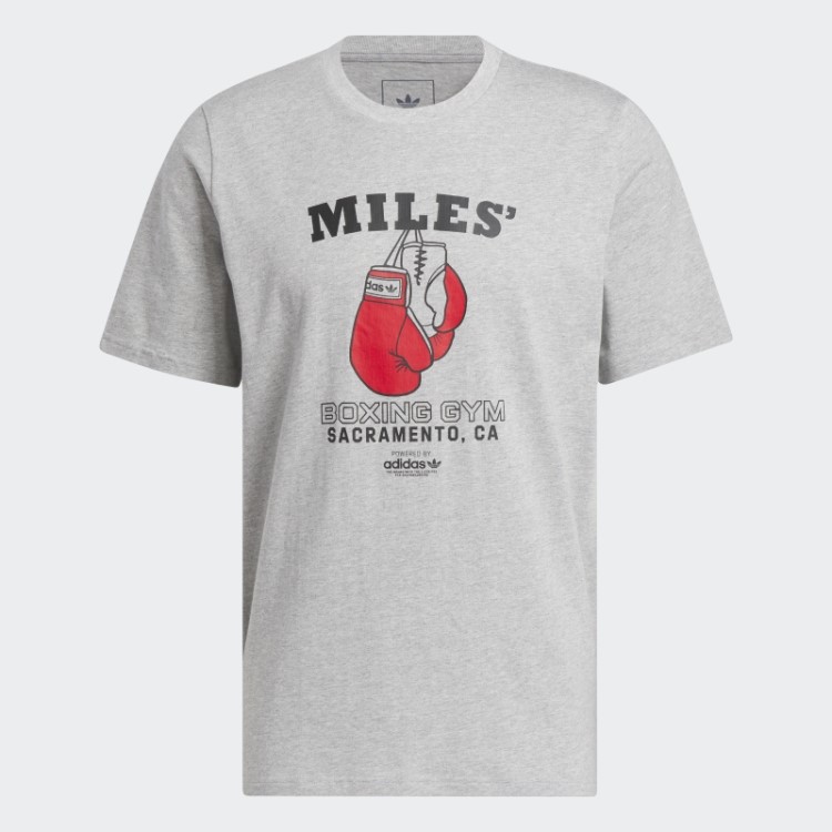 Camiseta De Manga Curta Fashion Escarlate Adidas Miles' Business