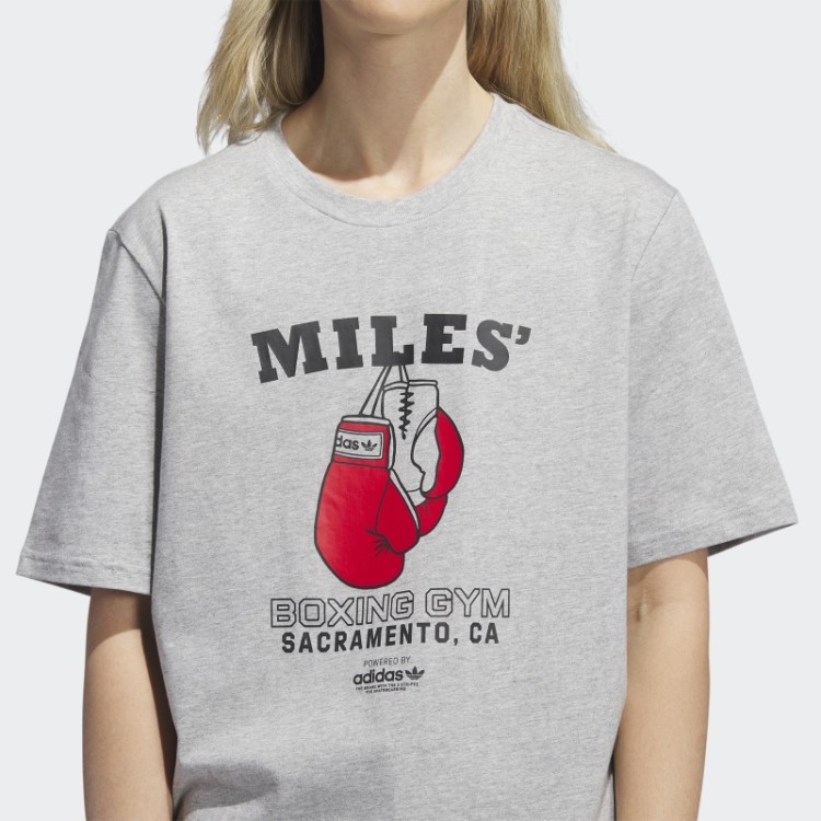 Camiseta De Manga Curta Fashion Escarlate Adidas Miles' Business