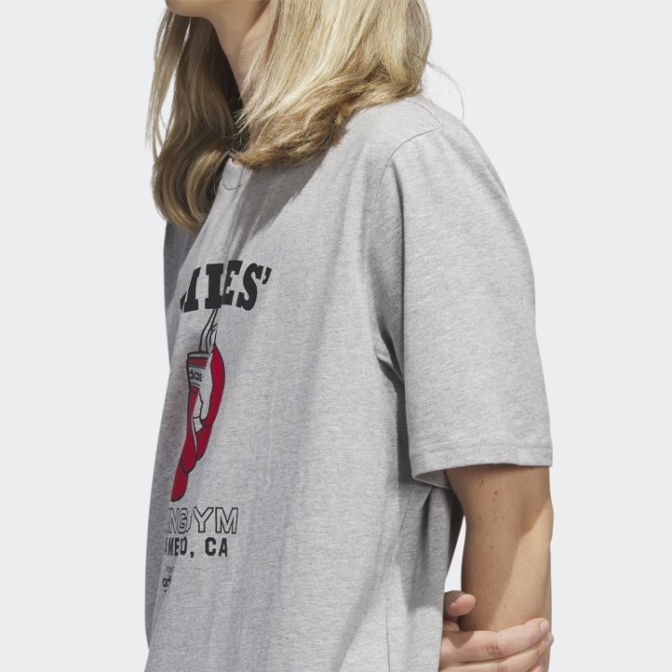 Camiseta De Manga Curta Fashion Escarlate Adidas Miles' Business