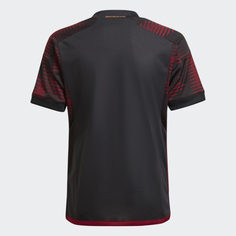 Camisa Preta Quente Da Alemanha 22 Away Adidas