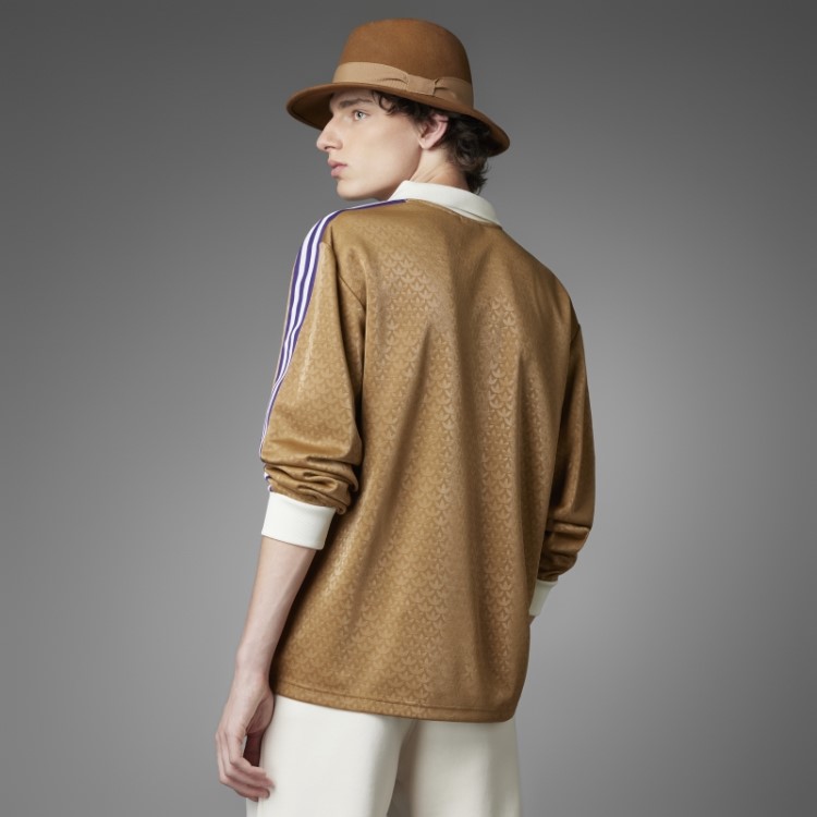 Adidas Brown Desert Adicolor Heritage Now Camiseta Manga Longa Vintage