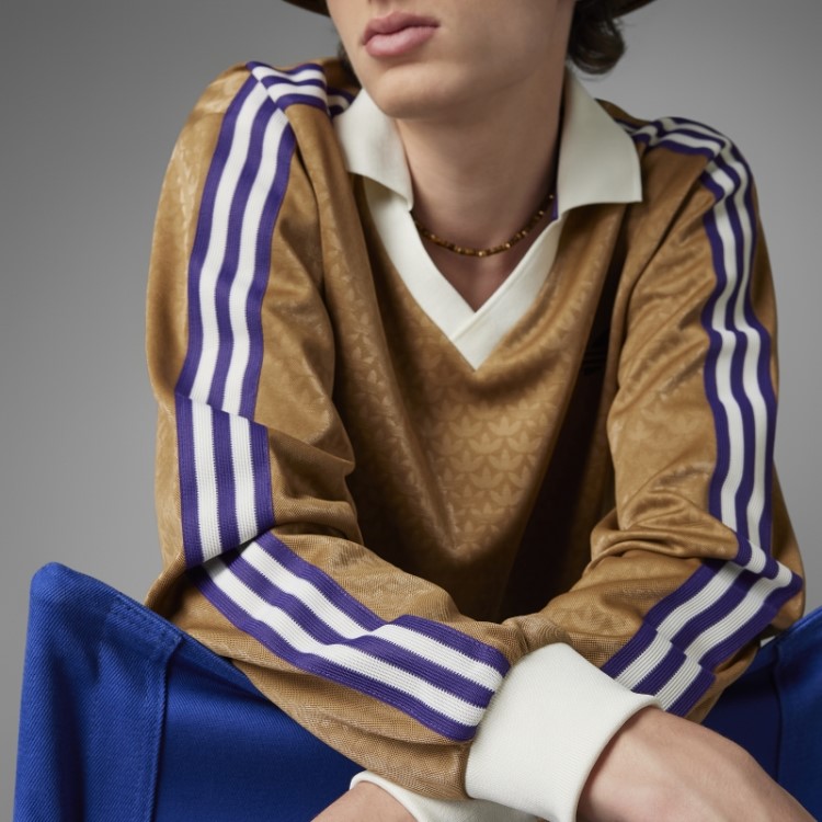 Adidas Brown Desert Adicolor Heritage Now Camiseta Manga Longa Vintage