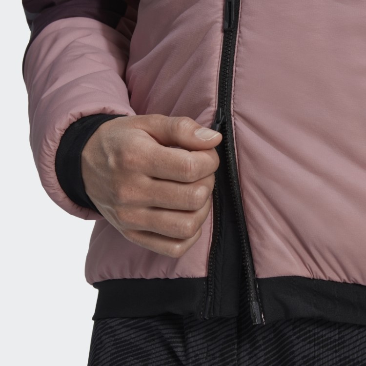 Jaqueta Com Capuz Malva Adidas Terrex Techrock Stretch Primaloft