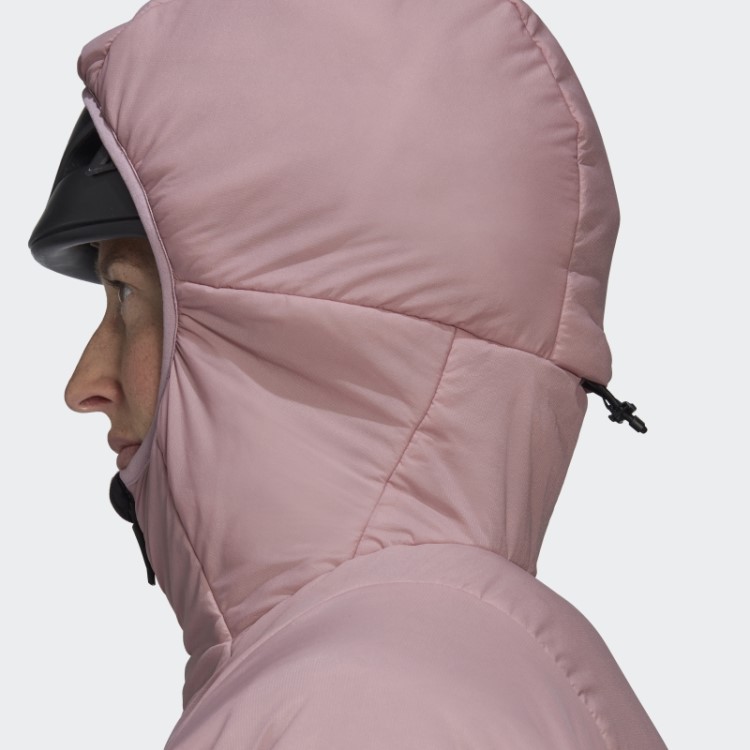 Jaqueta Com Capuz Malva Adidas Terrex Techrock Stretch Primaloft