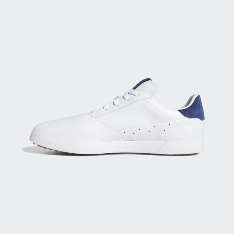 Tênis De Golfe Retrô Adicross Branco Adidas