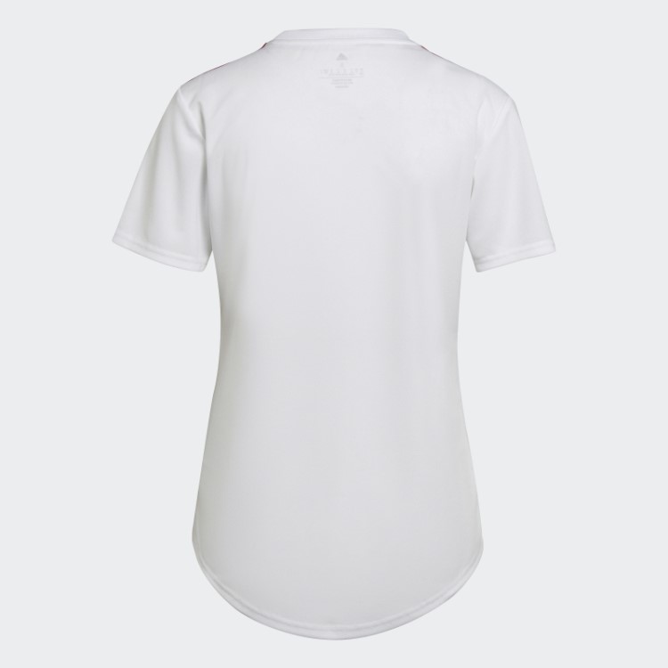 Camisa Branca Olympique Lyonnais 22/23 Home Adidas Fashion