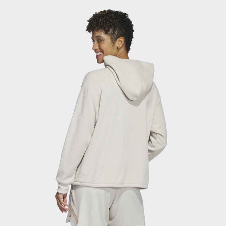 Select Crop Hoodie Alumínio Adidas
