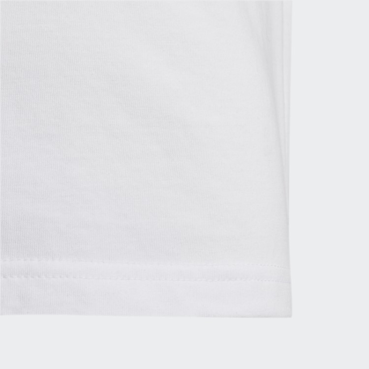 Adidas Adicolor Camiseta Branca Com As Três Listras