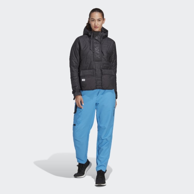 Quente Adidas Terrex Feito Para Ser Refeito Anoraque Acolchoado Preto
