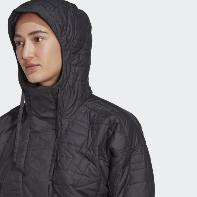 Quente Adidas Terrex Feito Para Ser Refeito Anoraque Acolchoado Preto