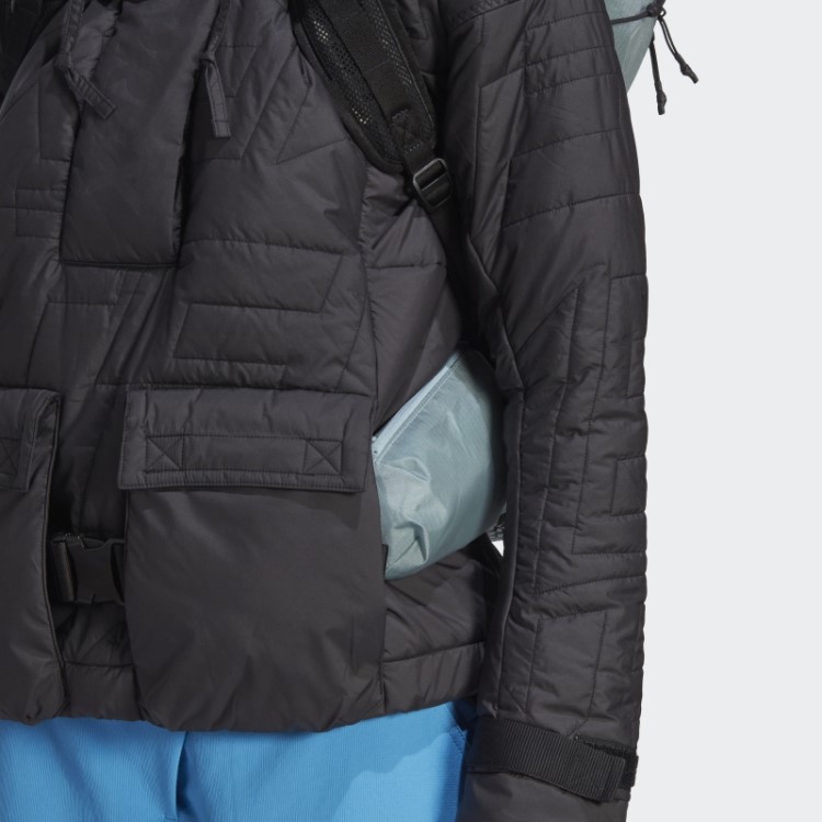 Quente Adidas Terrex Feito Para Ser Refeito Anoraque Acolchoado Preto