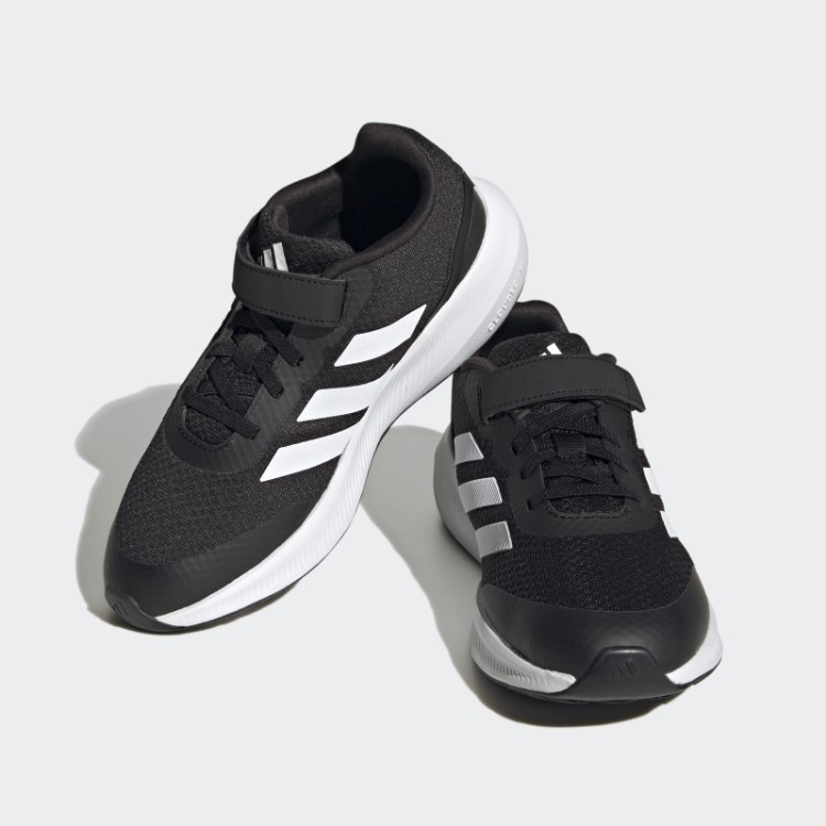 Runfalcon 3.0 Sapato De Renda Elástico Com Tira Superior Preto Adidas