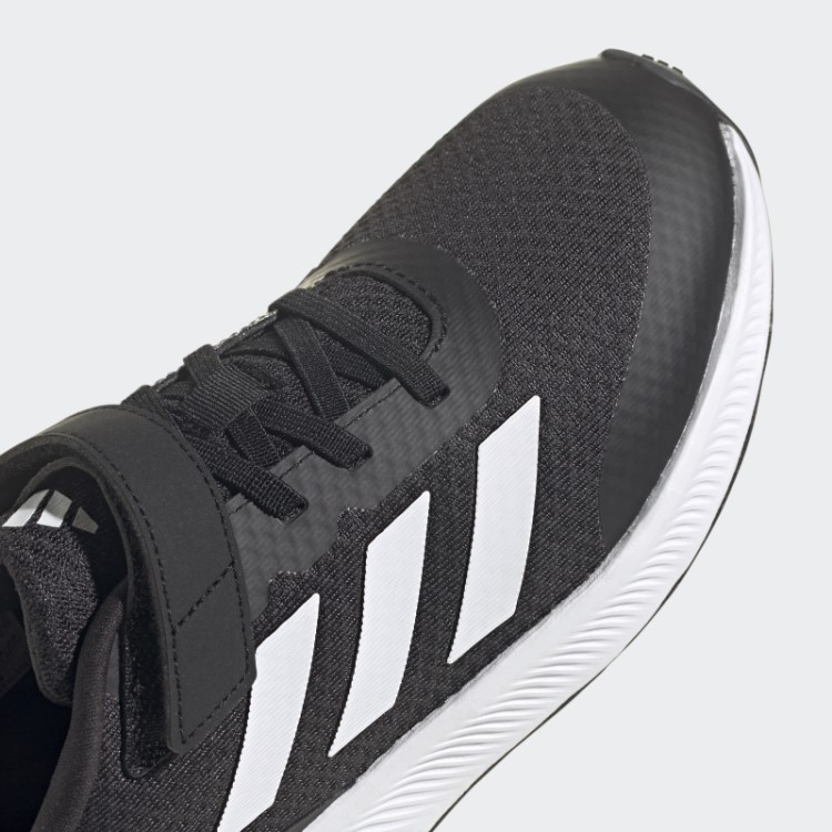 Runfalcon 3.0 Sapato De Renda Elástico Com Tira Superior Preto Adidas