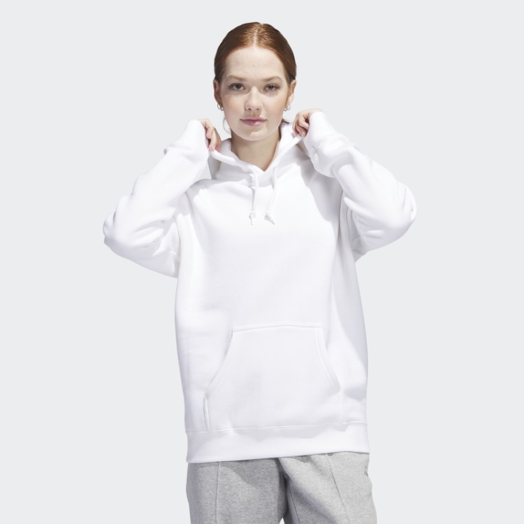 Adidas Originals Moletom Com Capuz Branco