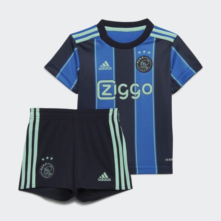 Ajax Amsterdam 21/22 Away Kit Bebê Azul Brilhante Adidas