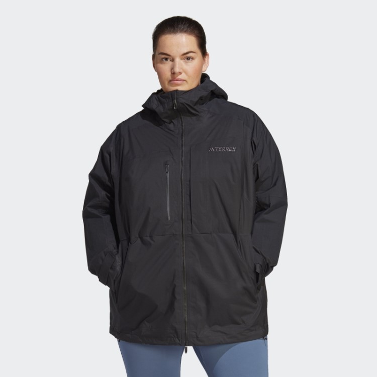 Jaqueta De Caminhada Terrex Xploric Rain.rdy (tamanho Grande) Adidas Preto