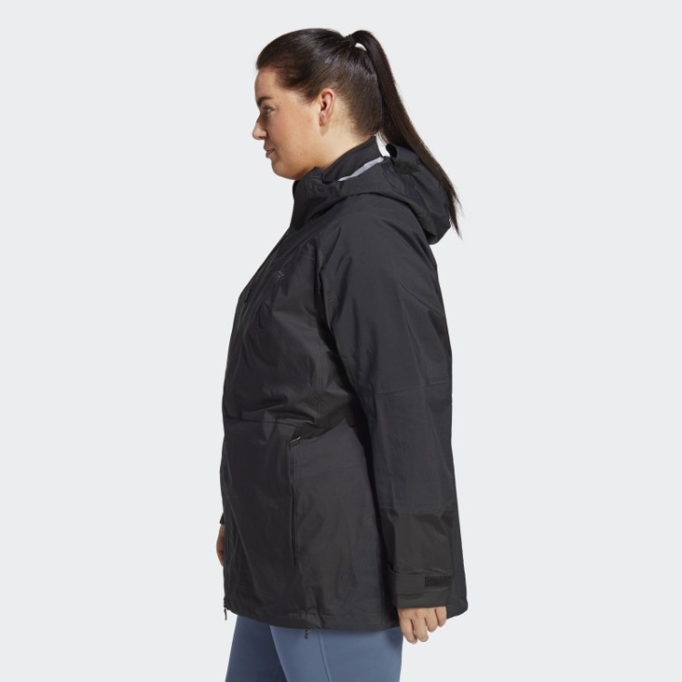 Jaqueta De Caminhada Terrex Xploric Rain.rdy (tamanho Grande) Adidas Preto