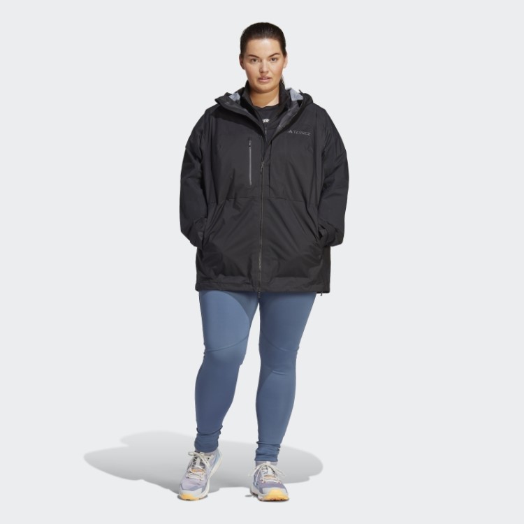 Jaqueta De Caminhada Terrex Xploric Rain.rdy (tamanho Grande) Adidas Preto