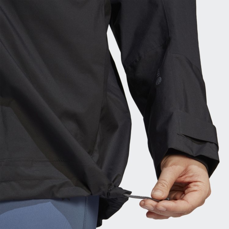 Jaqueta De Caminhada Terrex Xploric Rain.rdy (tamanho Grande) Adidas Preto