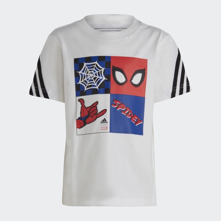 Camiseta Adidas X Marvel Homem Aranha Branca