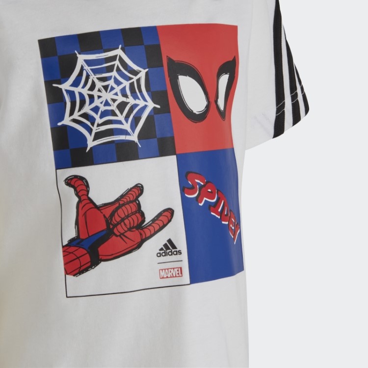 Camiseta Adidas X Marvel Homem Aranha Branca