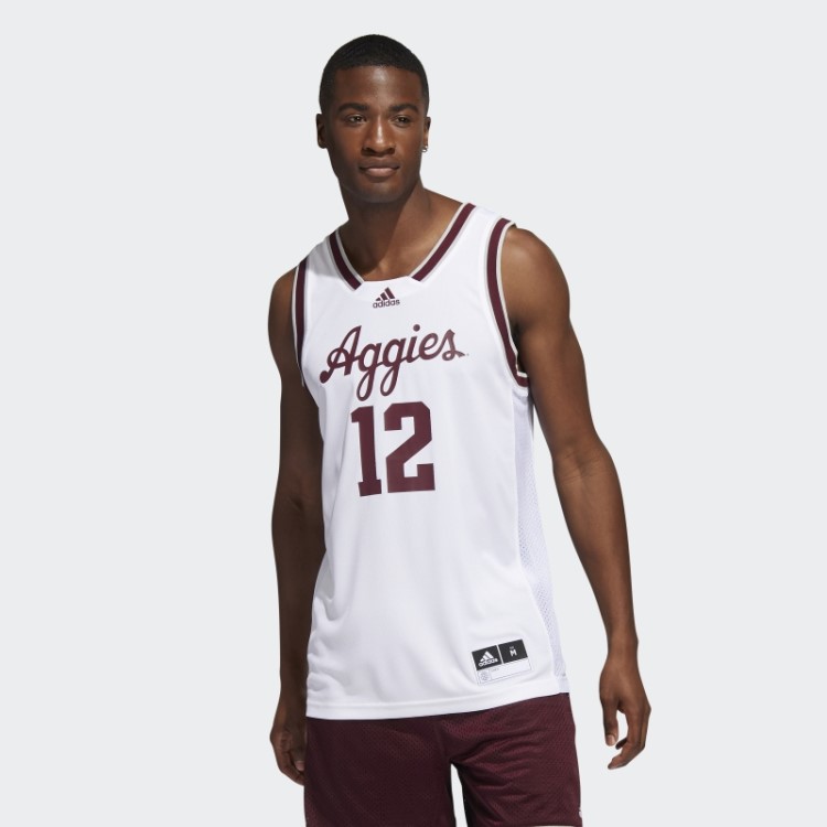Camisa Adidas Aggies Swingman Branca