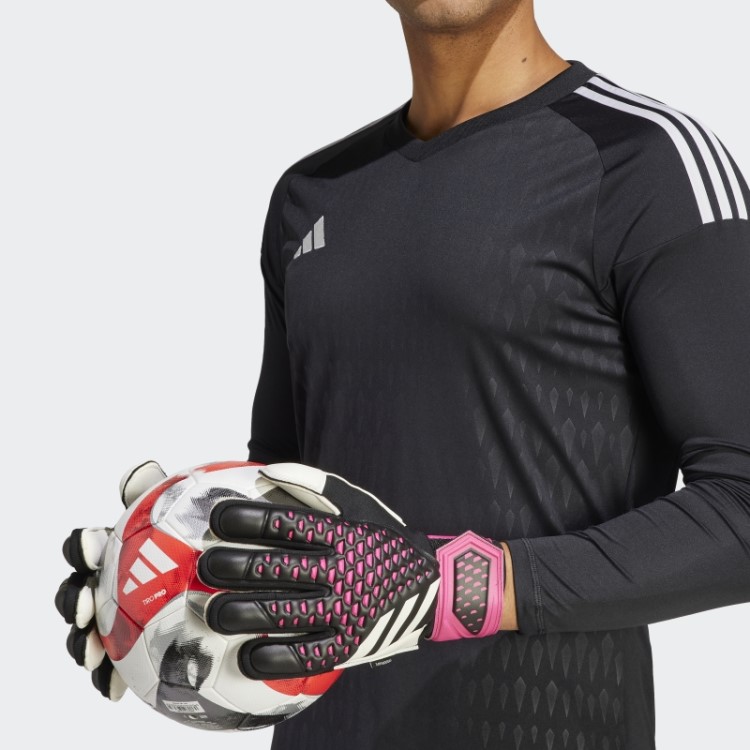 Predador Jogo Luvas De Guarda-redes De Dedos Adidas Preto