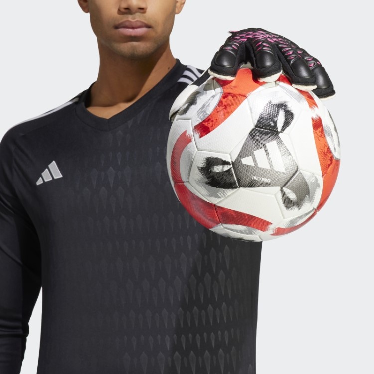 Predador Jogo Luvas De Guarda-redes De Dedos Adidas Preto