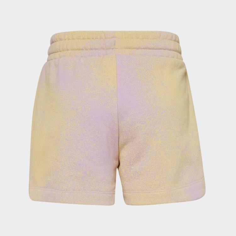 Shorts Com Logo Gráfico E Camiseta Branca Adidas