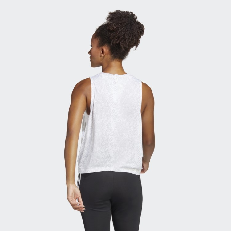 Camiseta Branca Adidas Train Icons Allover Print