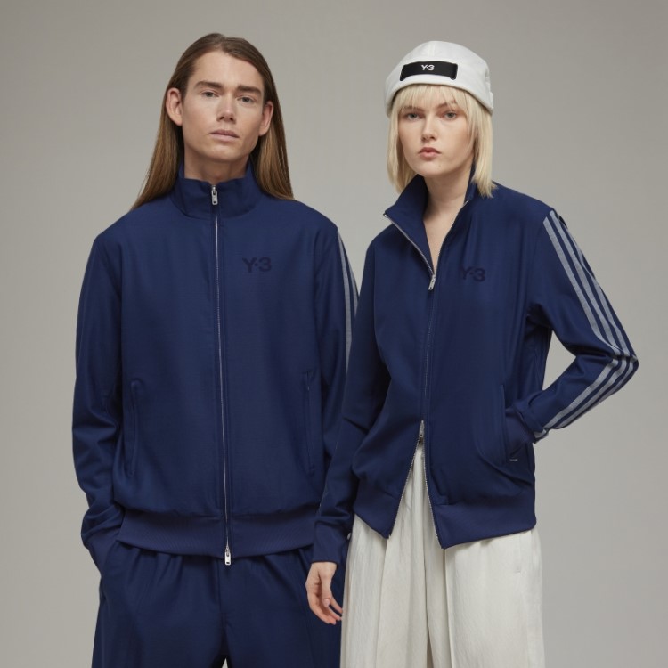 Adidas Y-3 3 Listras Refinada Blusa De Lã Elegante