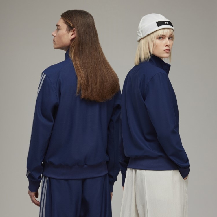 Adidas Y-3 3 Listras Refinada Blusa De Lã Elegante