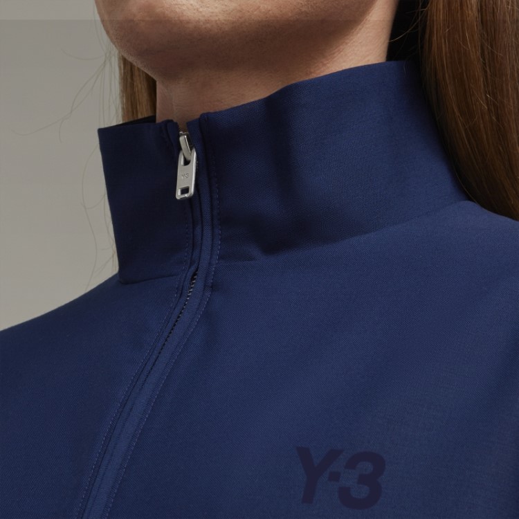 Adidas Y-3 3 Listras Refinada Blusa De Lã Elegante