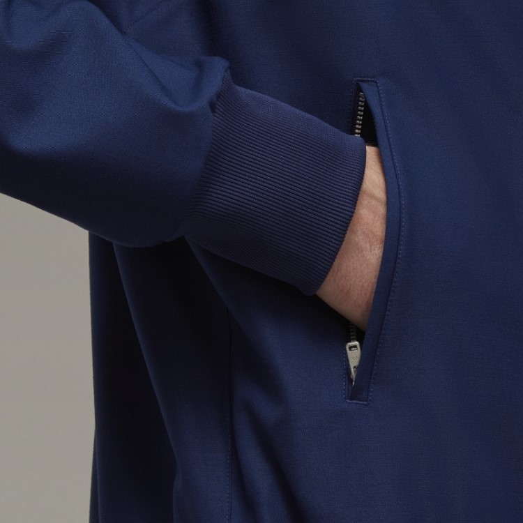 Adidas Y-3 3 Listras Refinada Blusa De Lã Elegante