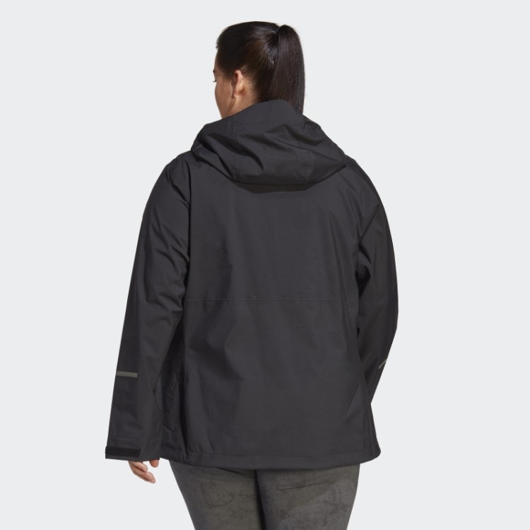 Jaqueta De Chuva Terrex Multi Rain.rdy 2,5 Camadas (tamanho Grande) Preto Adidas