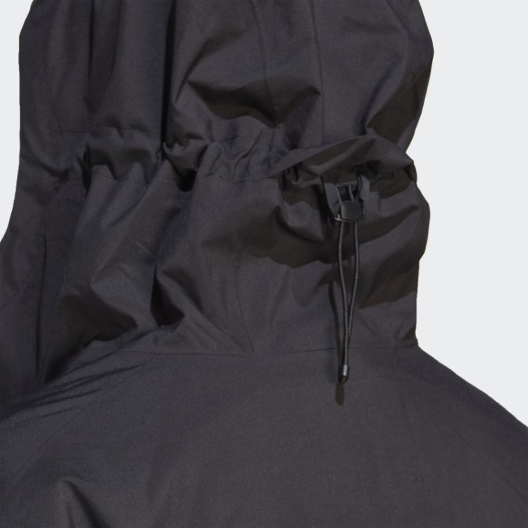 Jaqueta De Chuva Terrex Multi Rain.rdy 2,5 Camadas (tamanho Grande) Preto Adidas