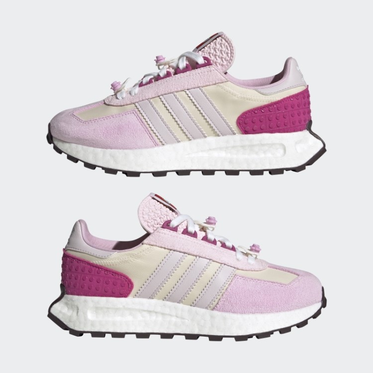 Sapatos Rosa Geada Adidas X Lego Retropy E5 Moda
