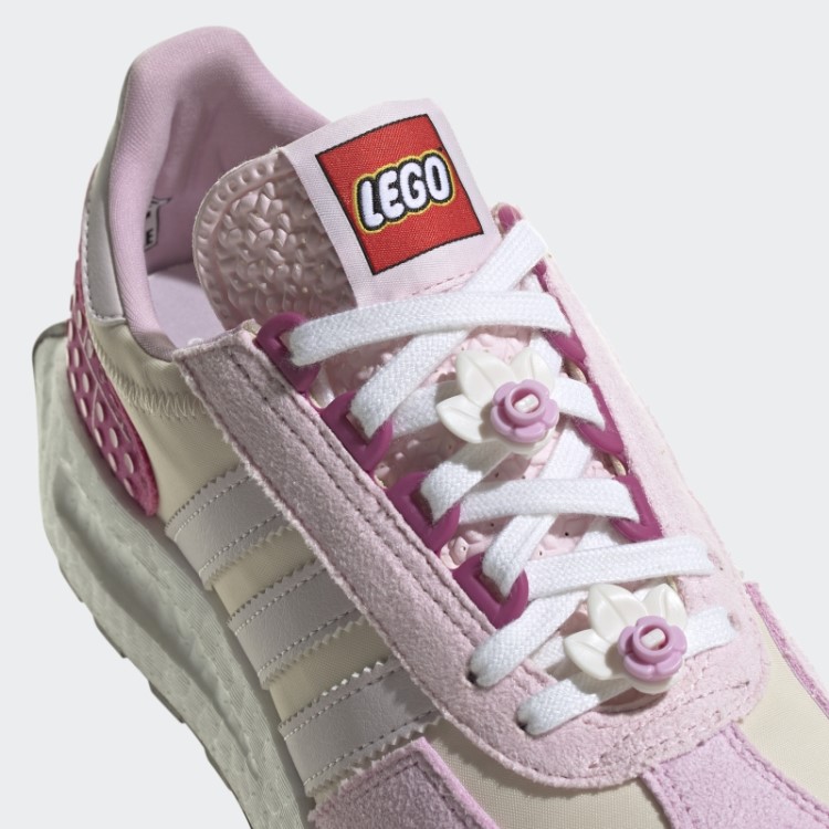 Sapatos Rosa Geada Adidas X Lego Retropy E5 Moda