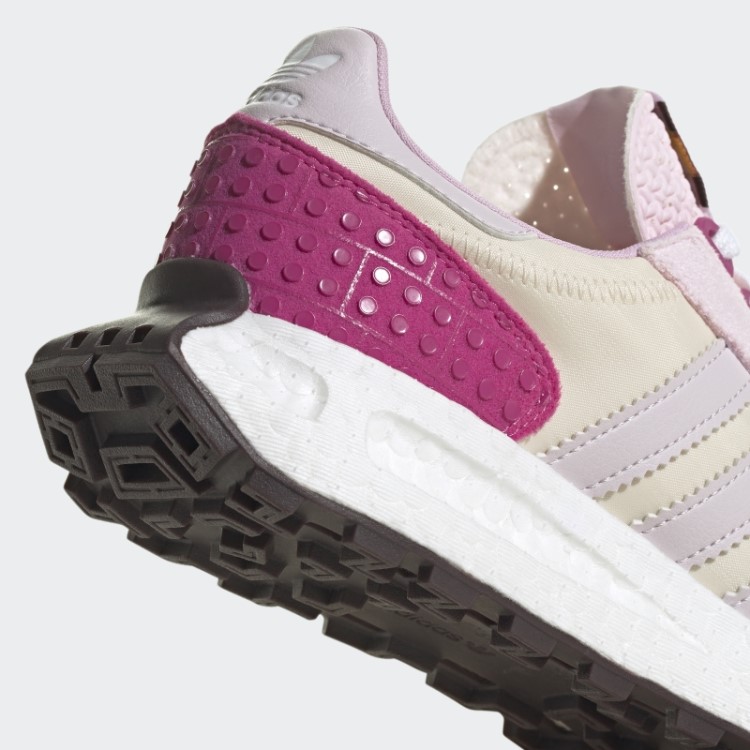 Sapatos Rosa Geada Adidas X Lego Retropy E5 Moda