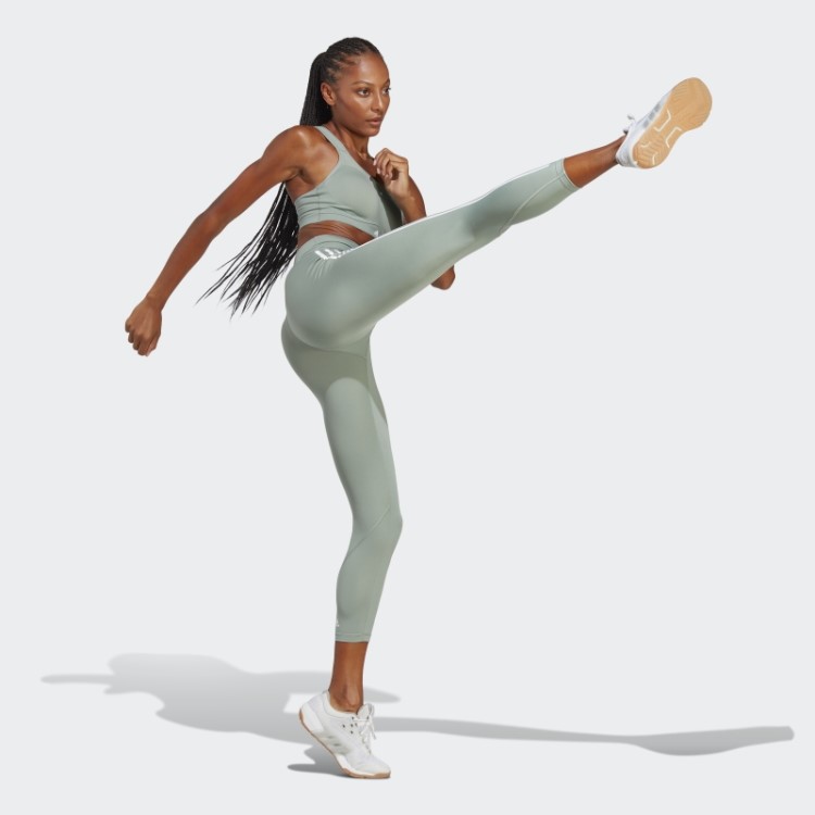 Sutiã Verde Prateado Tlrd Impact Training De Alto Suporte Adidas