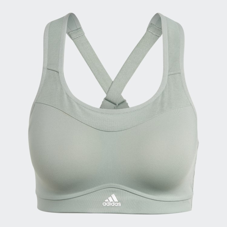 Sutiã Verde Prateado Tlrd Impact Training De Alto Suporte Adidas