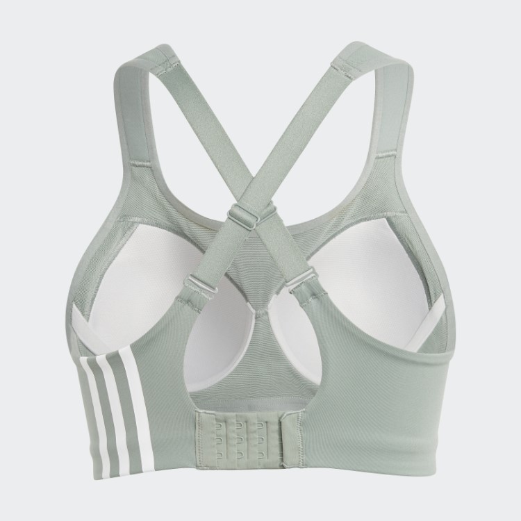 Sutiã Verde Prateado Tlrd Impact Training De Alto Suporte Adidas