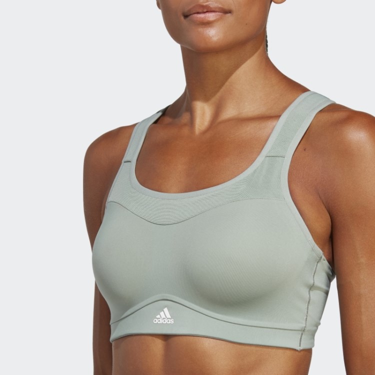 Sutiã Verde Prateado Tlrd Impact Training De Alto Suporte Adidas