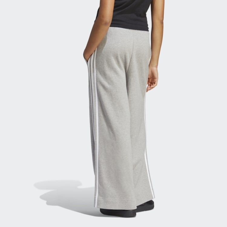 Essentials 3 Listras French Terry Calça Larga Cinza Médio Adidas