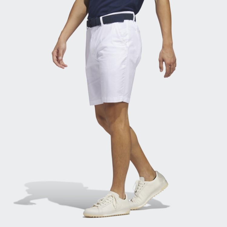 Bermuda Branca Adidas Go-to De Golfe De 9 Polegadas